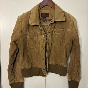 Banana Republic Tan Utility Jacket Corduroy